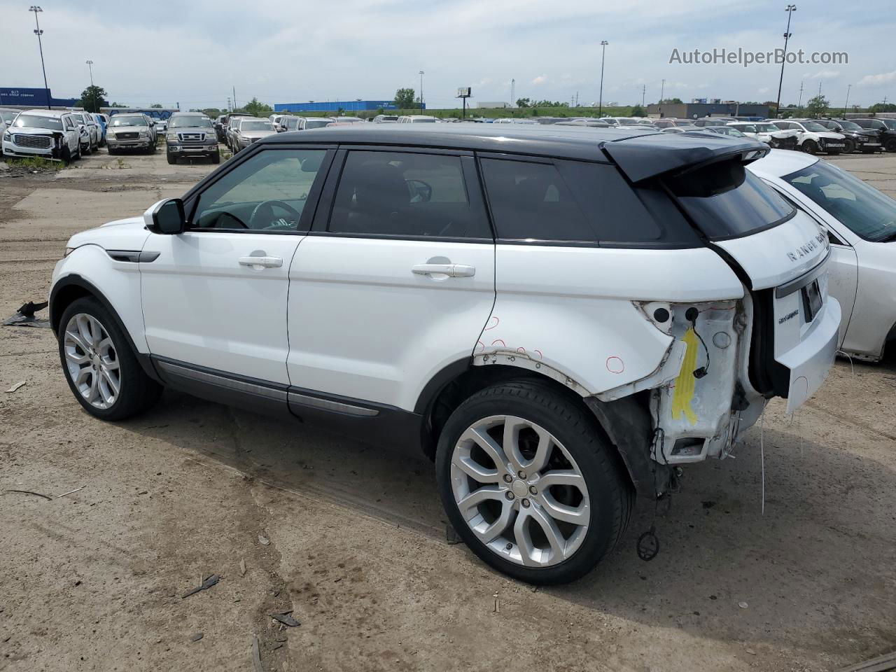 2015 Land Rover Range Rover Evoque Pure Plus White vin: SALVP2BGXFH019262