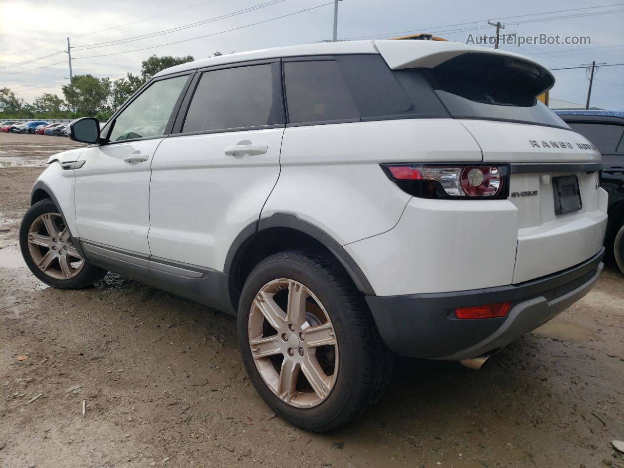 2015 Land Rover Range Rover Evoque Pure Plus Белый vin: SALVP2BGXFH055582