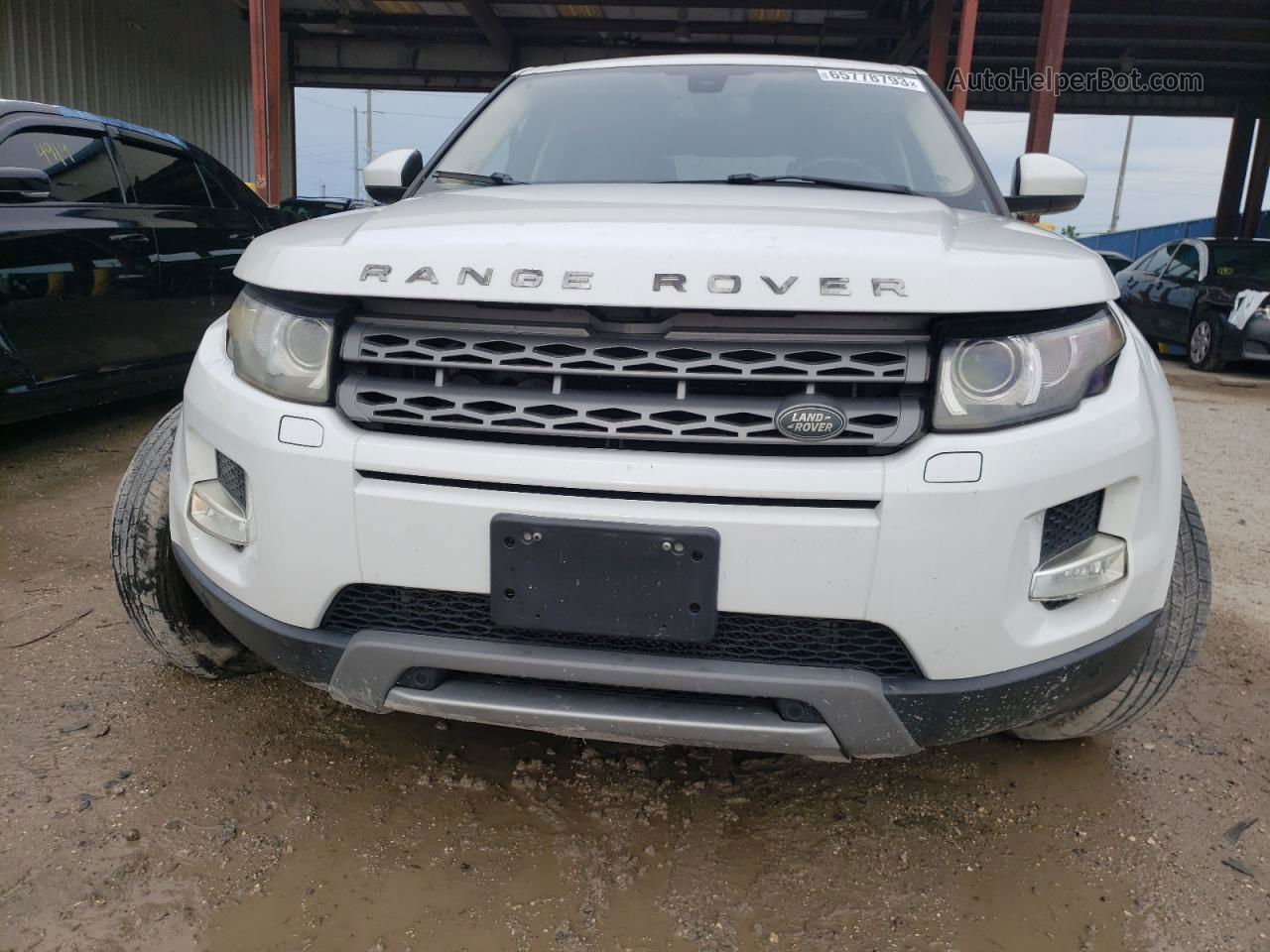 2015 Land Rover Range Rover Evoque Pure Plus White vin: SALVP2BGXFH055582