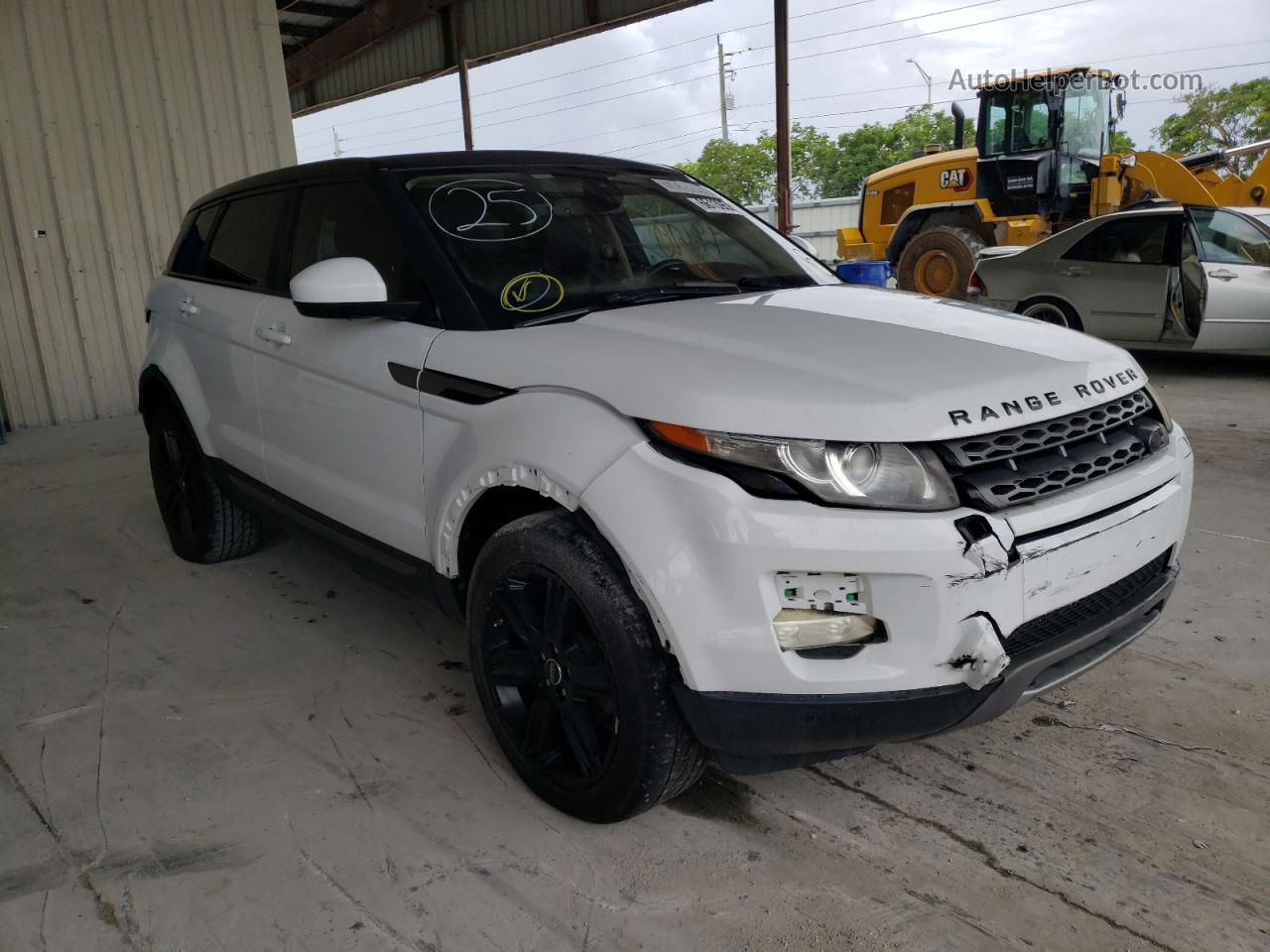 2015 Land Rover Range Rover Evoque Pure Plus White vin: SALVP2BGXFH991430