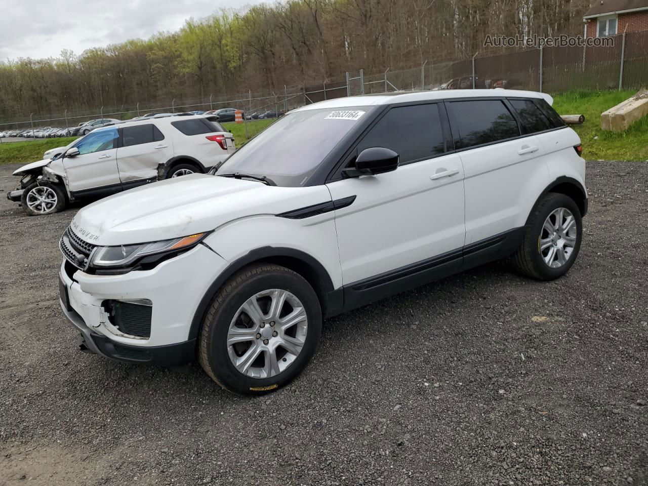 2017 Land Rover Range Rover Evoque Se White vin: SALVP2BGXHH194355