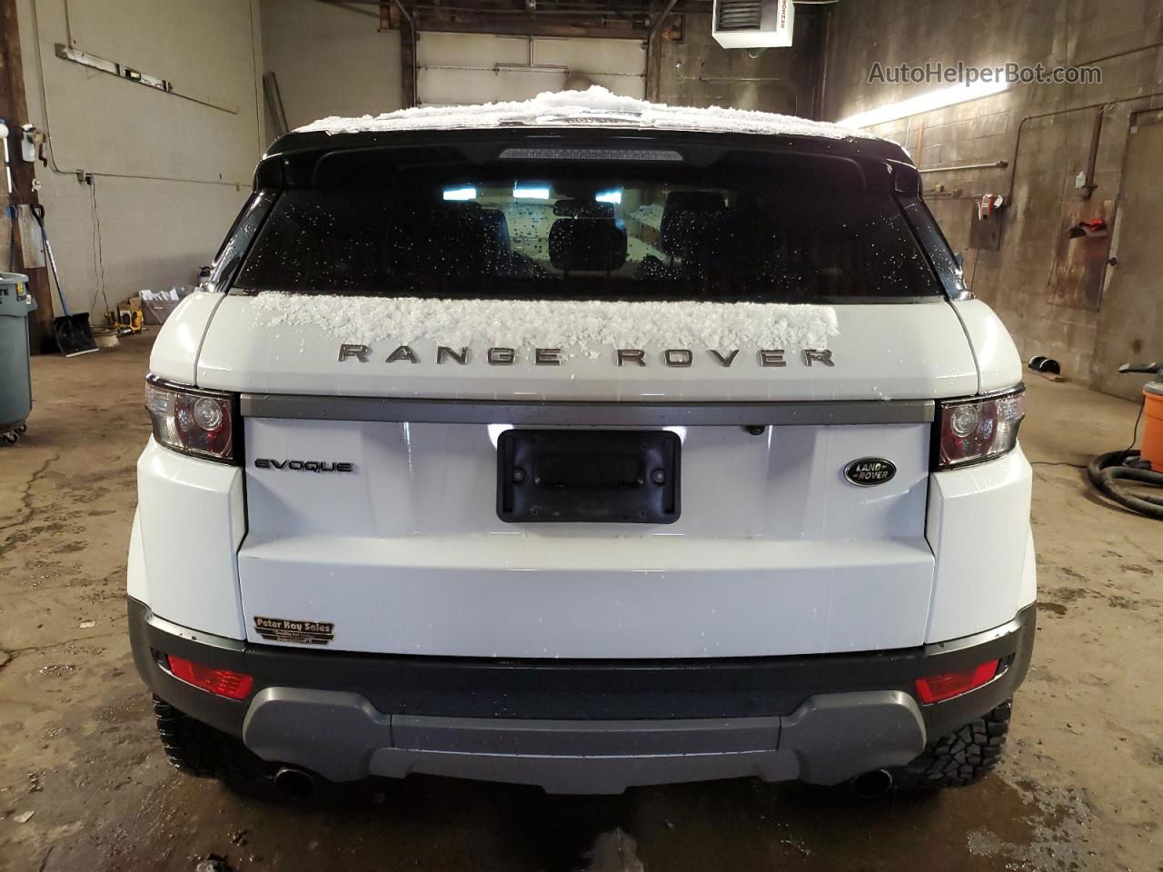 2015 Land Rover Range Rover Evoque Pure Premium White vin: SALVR2BG1FH004630