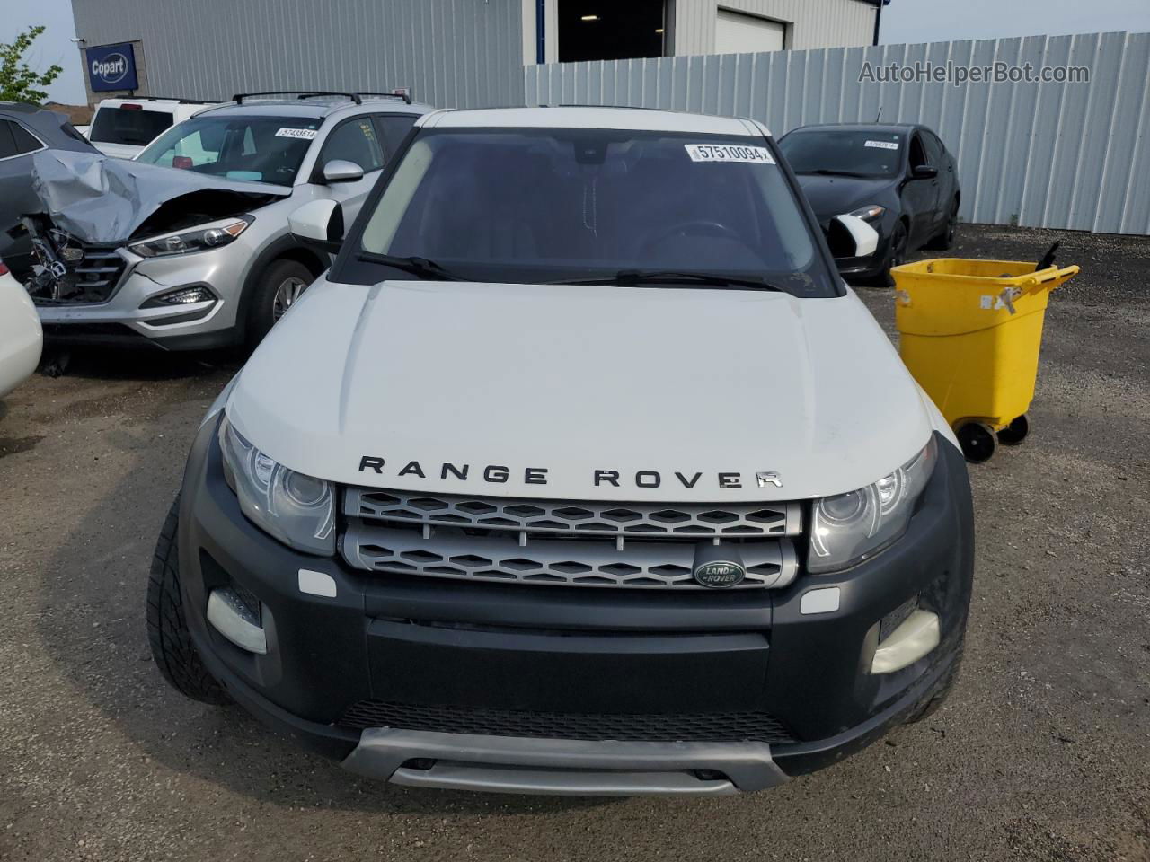 2014 Land Rover Range Rover Evoque Pure Premium Белый vin: SALVR2BG2EH891069