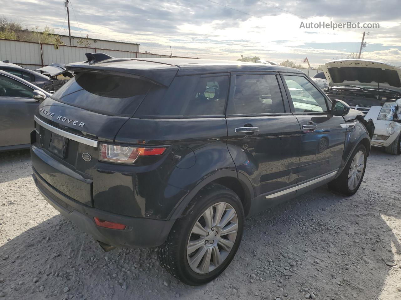 2017 Land Rover Range Rover Evoque Hse Черный vin: SALVR2BG3HH219171