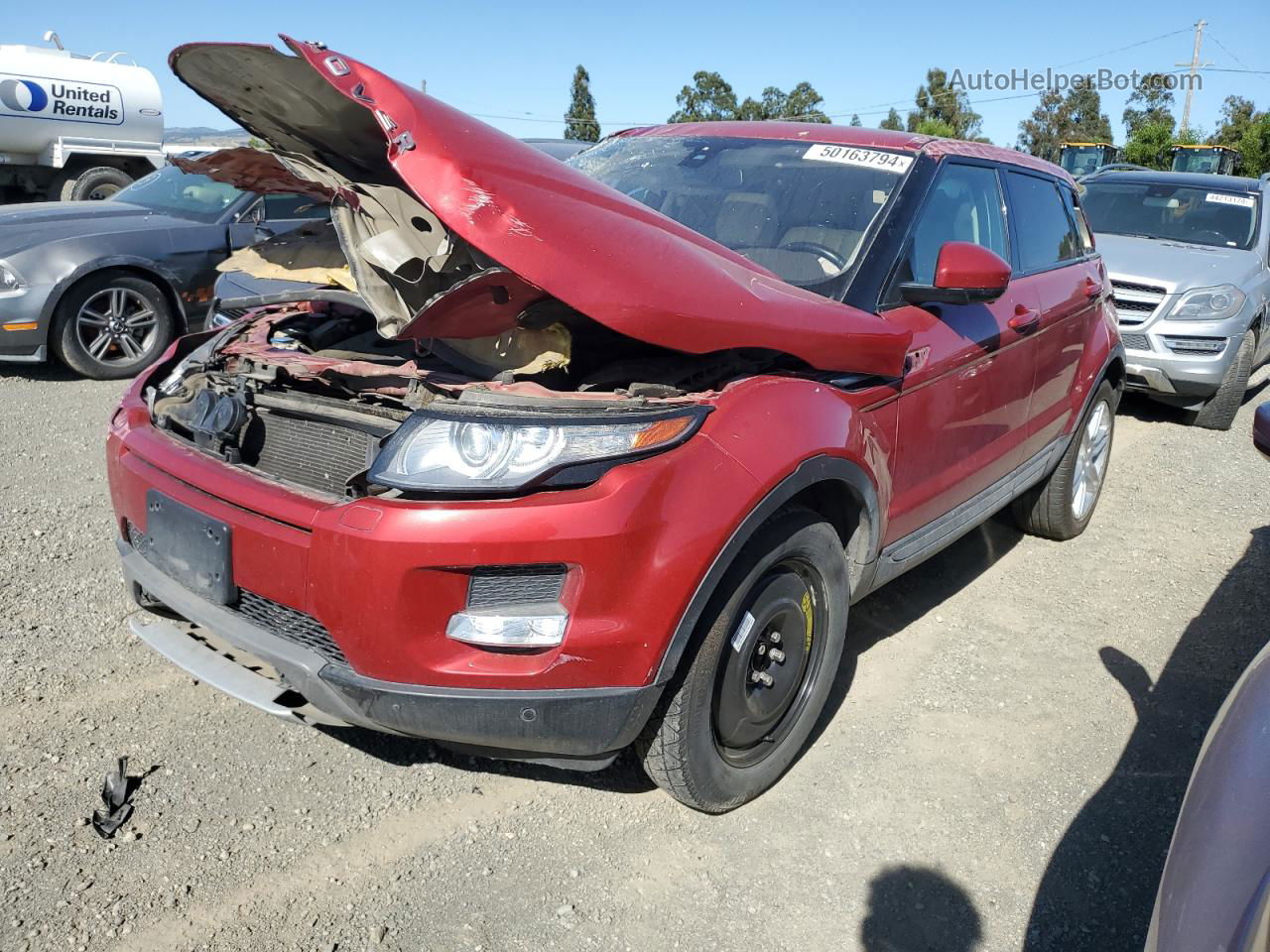 2014 Land Rover Range Rover Evoque Pure Premium Red vin: SALVR2BG4EH865511