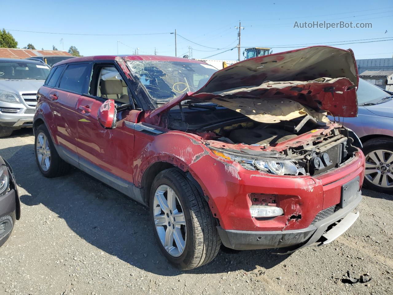 2014 Land Rover Range Rover Evoque Pure Premium Red vin: SALVR2BG4EH865511