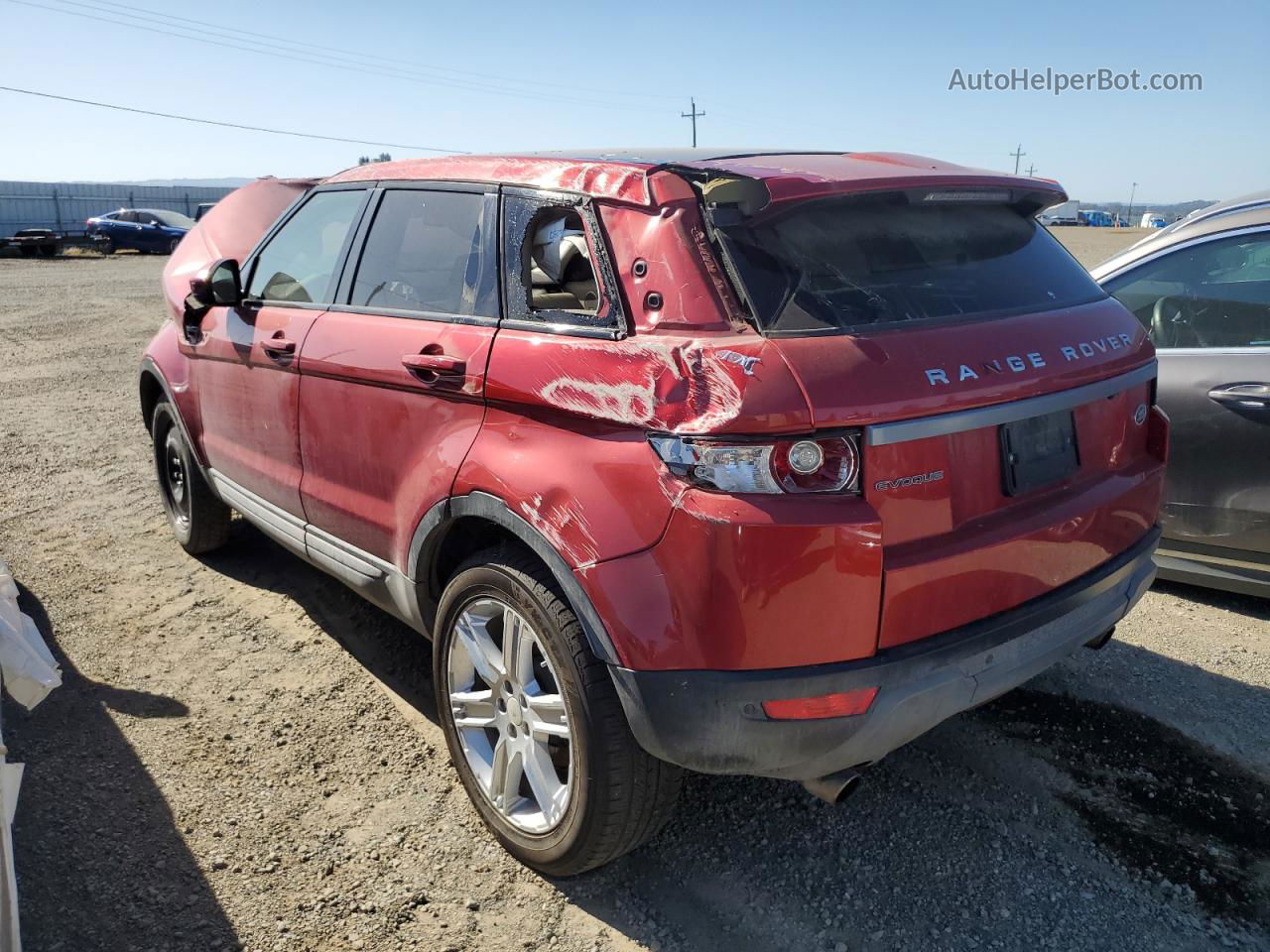 2014 Land Rover Range Rover Evoque Pure Premium Red vin: SALVR2BG4EH865511