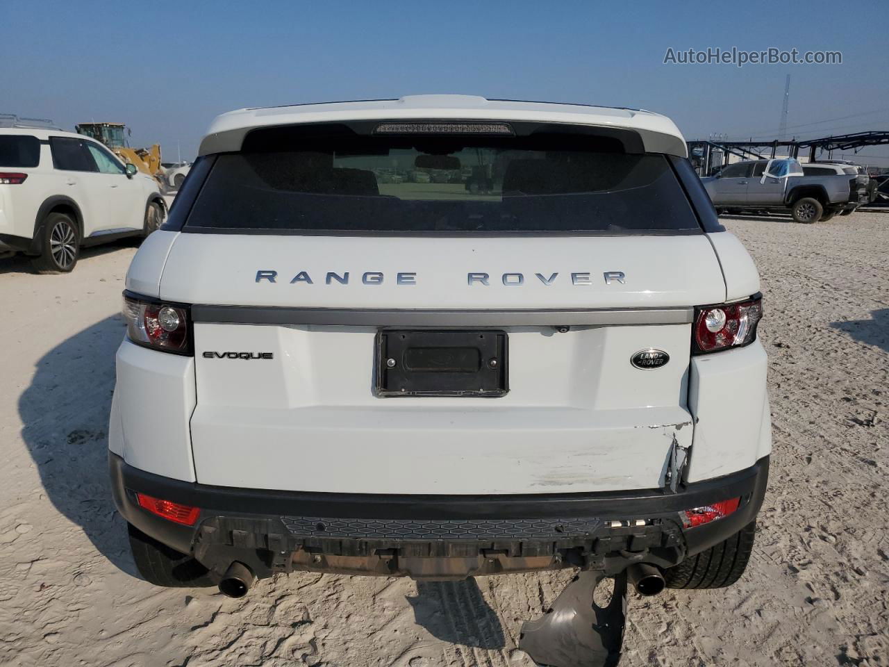 2015 Land Rover Range Rover Evoque Pure Premium White vin: SALVR2BG4FH969594