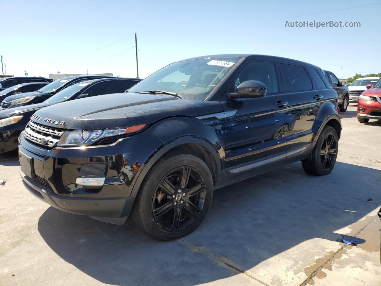 2014 Land Rover Range Rover Evoque Pure Premium Черный vin: SALVR2BG6EH942220