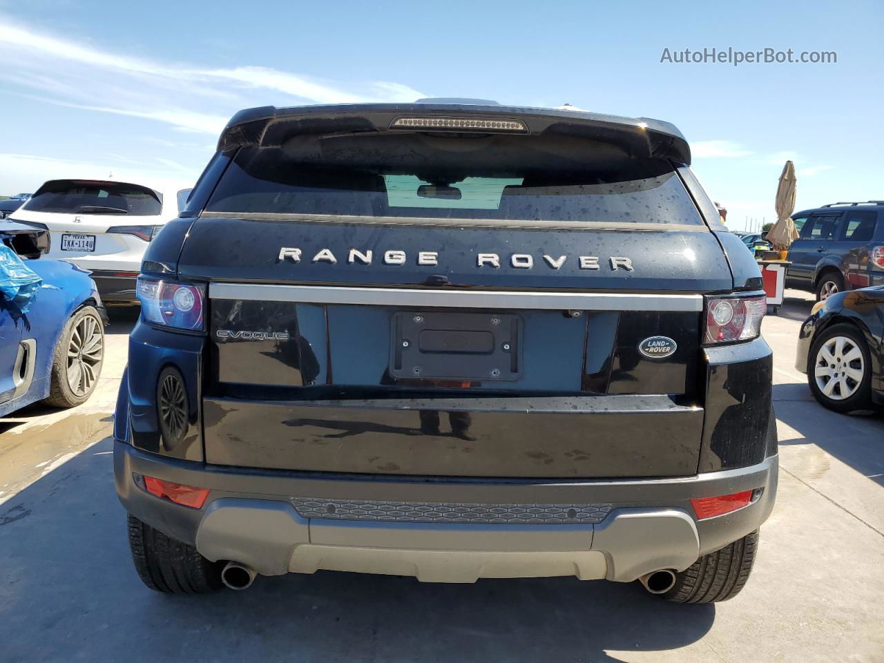 2014 Land Rover Range Rover Evoque Pure Premium Черный vin: SALVR2BG6EH942220