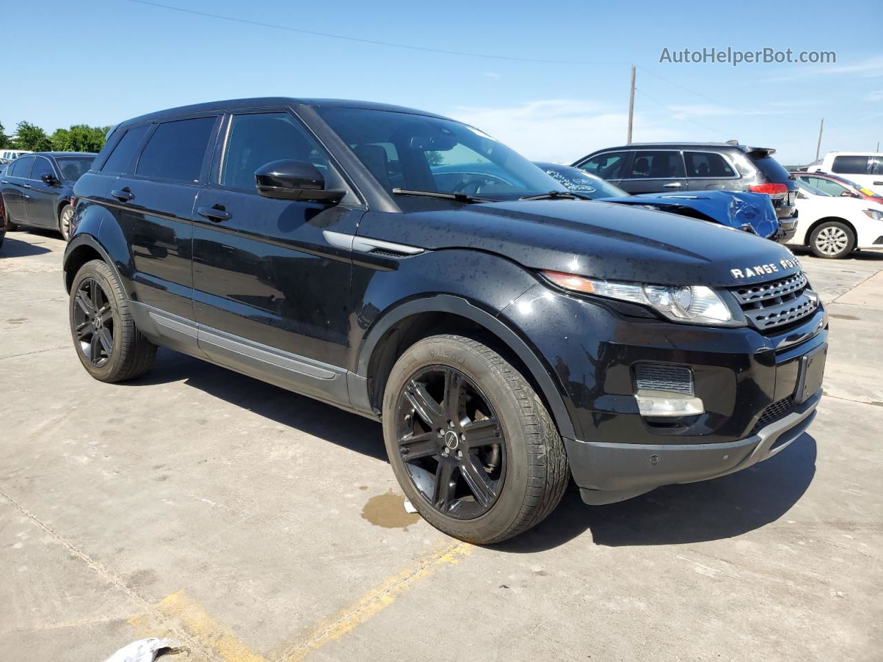 2014 Land Rover Range Rover Evoque Pure Premium Черный vin: SALVR2BG6EH942220