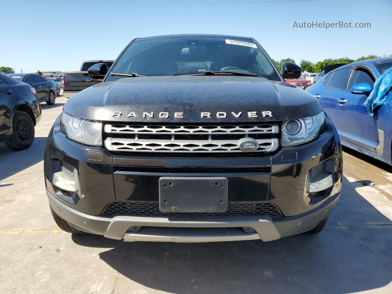 2014 Land Rover Range Rover Evoque Pure Premium Черный vin: SALVR2BG6EH942220