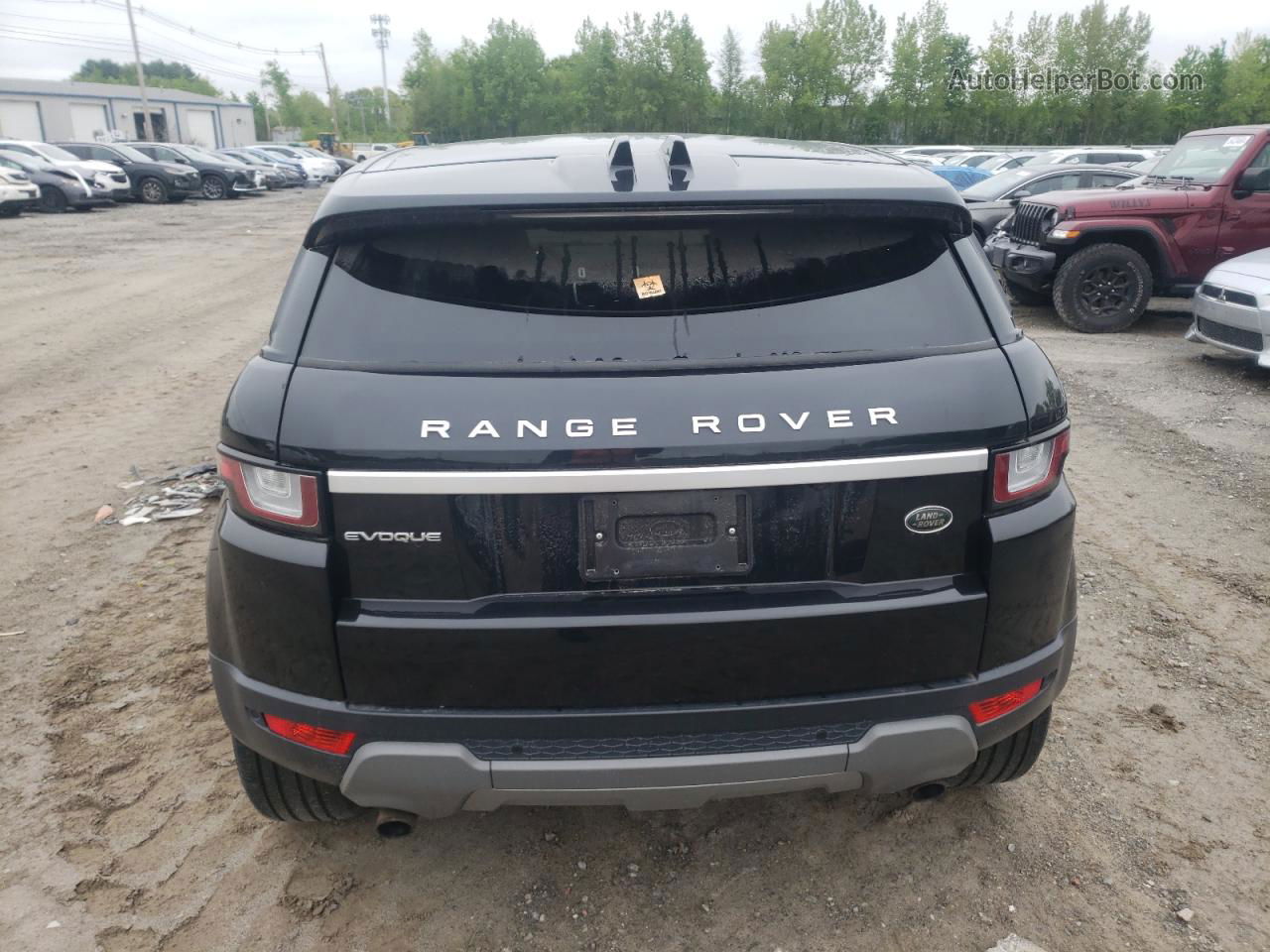 2017 Land Rover Range Rover Evoque Hse Черный vin: SALVR2BG7HH248866