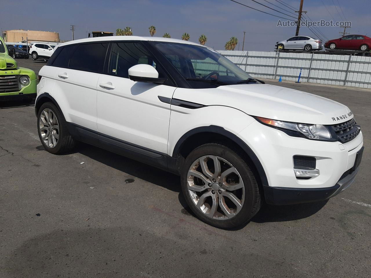 2015 Land Rover Range Rover Evoque Pure Premium White vin: SALVR2BG9FH073940