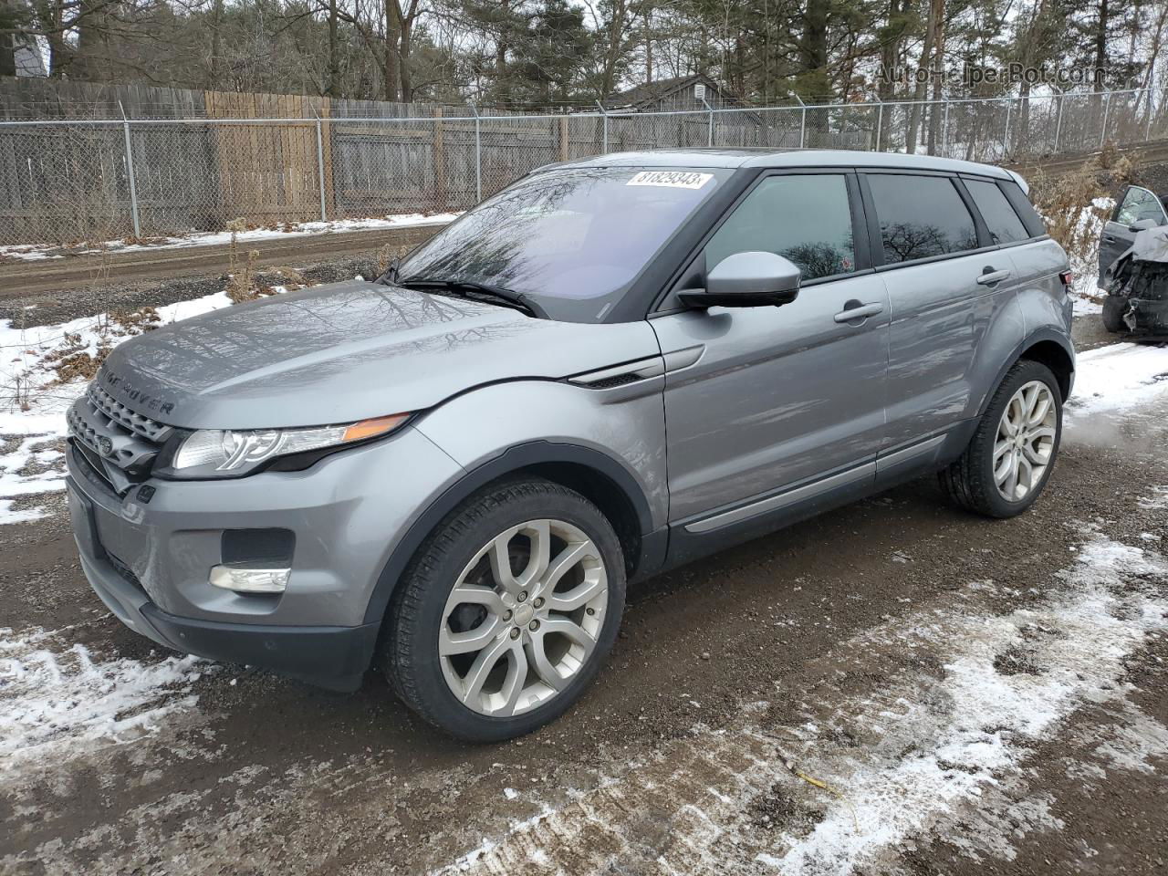 2014 Land Rover Range Rover Evoque Pure Premium Серебряный vin: SALVR2BGXEH898934