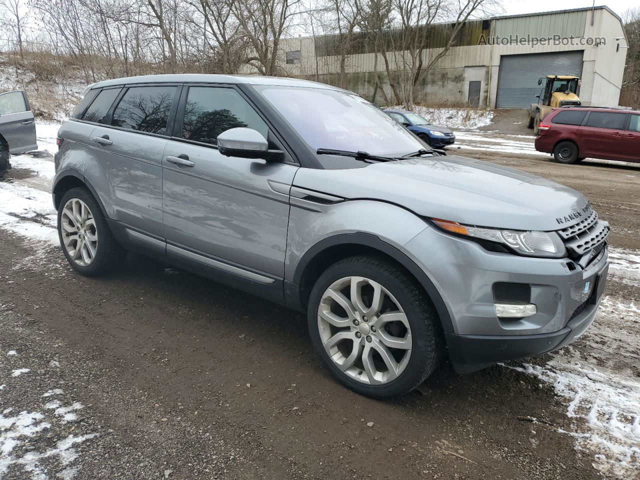 2014 Land Rover Range Rover Evoque Pure Premium Серебряный vin: SALVR2BGXEH898934