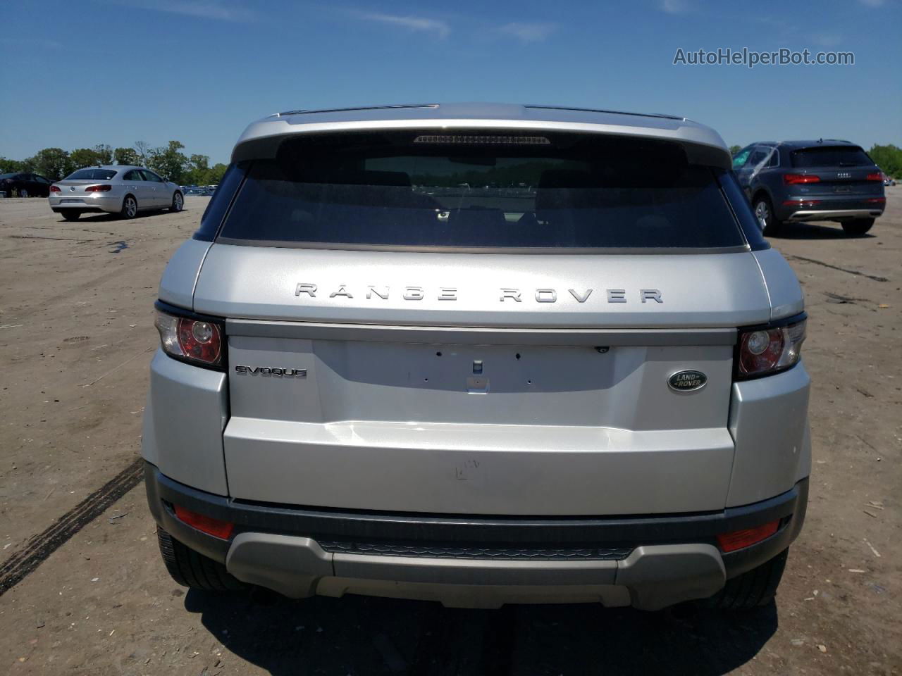 2015 Land Rover Range Rover Evoque Pure Premium Серебряный vin: SALVR2BGXFH960544