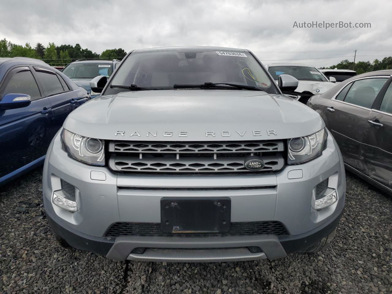 2015 Land Rover Range Rover Evoque Pure Premium Серебряный vin: SALVR2BGXFH960544