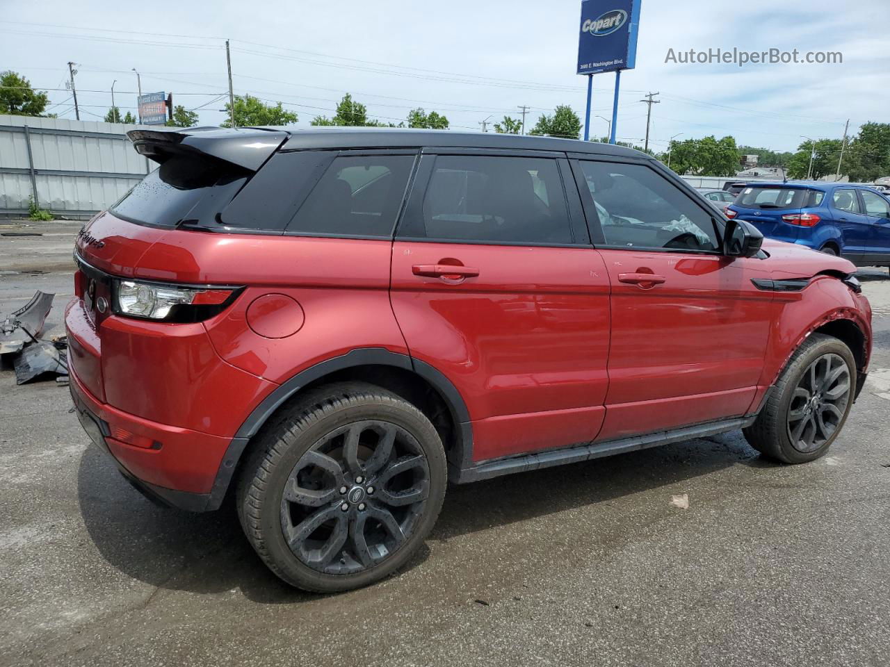 2015 Land Rover Range Rover Evoque Dynamic Premium Maroon vin: SALVT2BG5FH076500