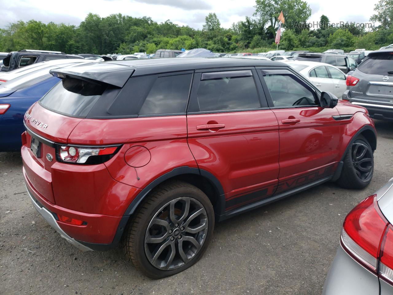 2015 Land Rover Range Rover Evoque Dynamic Premium Red vin: SALVT2BG7FH042302