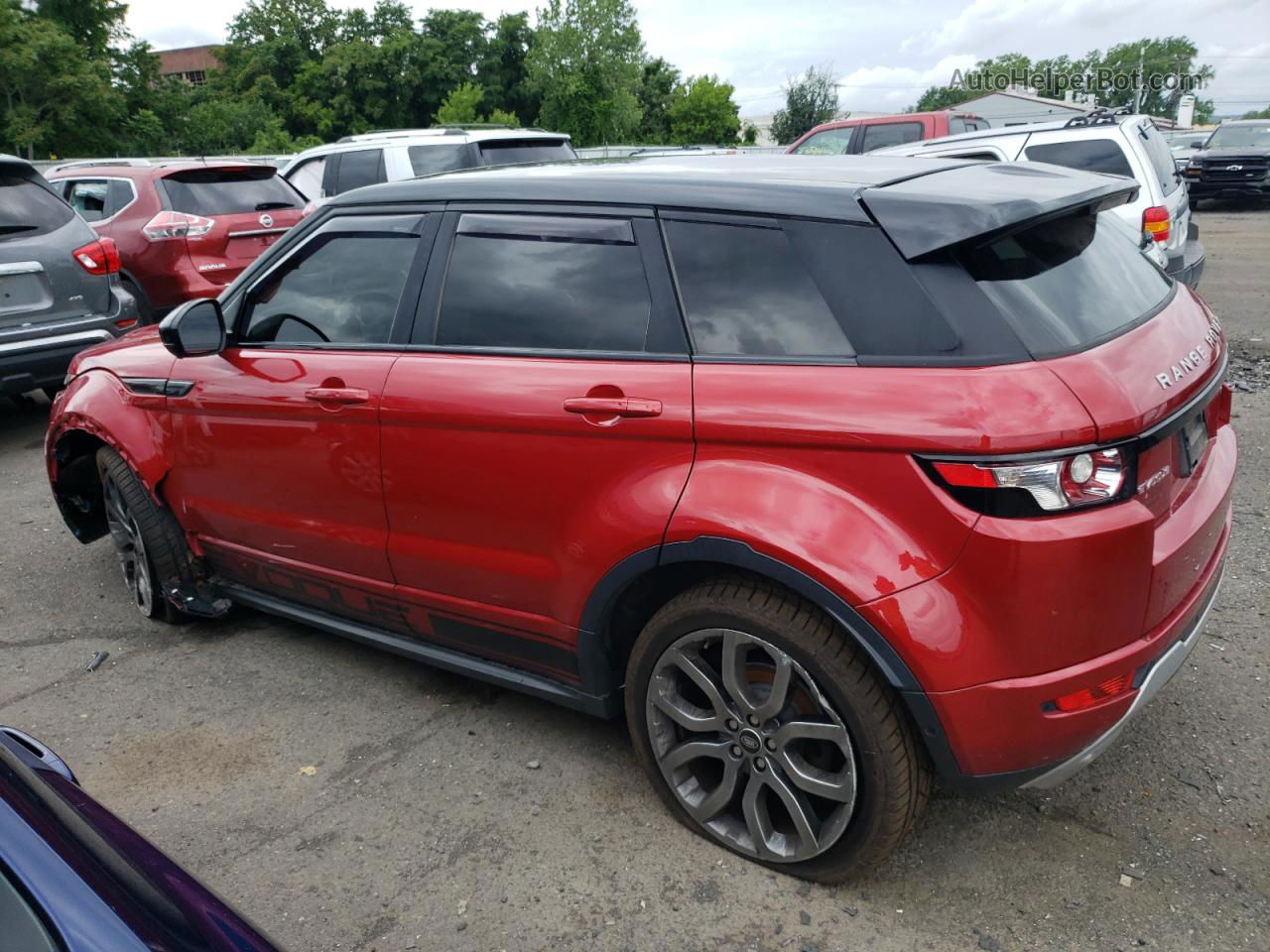 2015 Land Rover Range Rover Evoque Dynamic Premium Red vin: SALVT2BG7FH042302