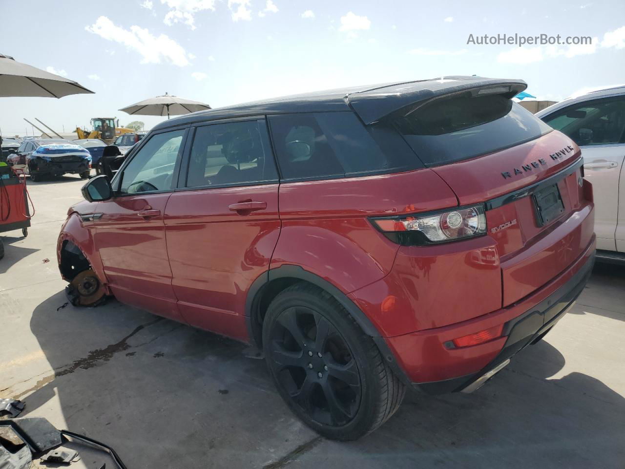 2015 Land Rover Range Rover Evoque Dynamic Premium Красный vin: SALVT2BGXFH042178