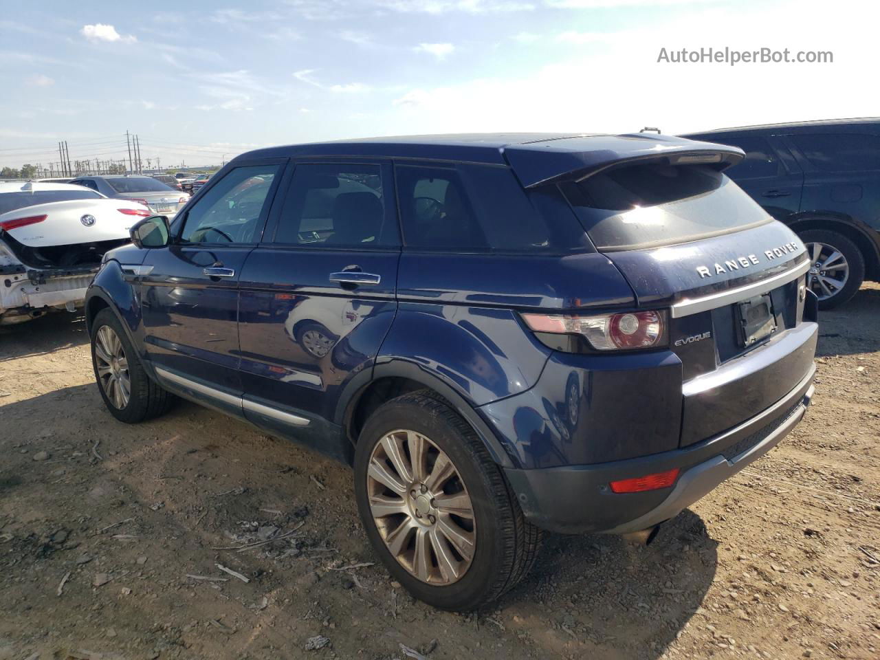 2015 Land Rover Range Rover Evoque Prestige Premium Blue vin: SALVV2BG0FH011452