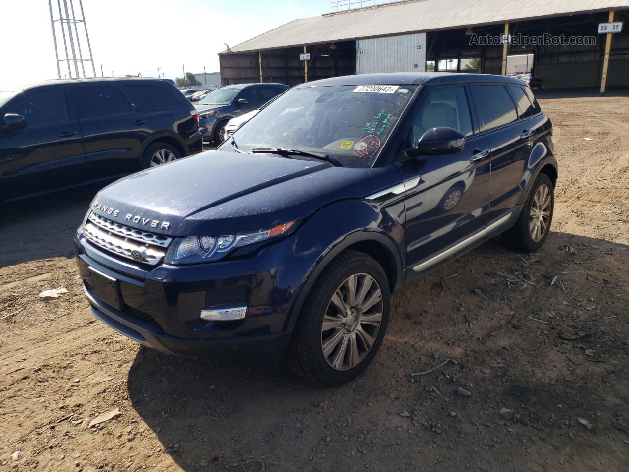 2015 Land Rover Range Rover Evoque Prestige Premium Blue vin: SALVV2BG0FH011452