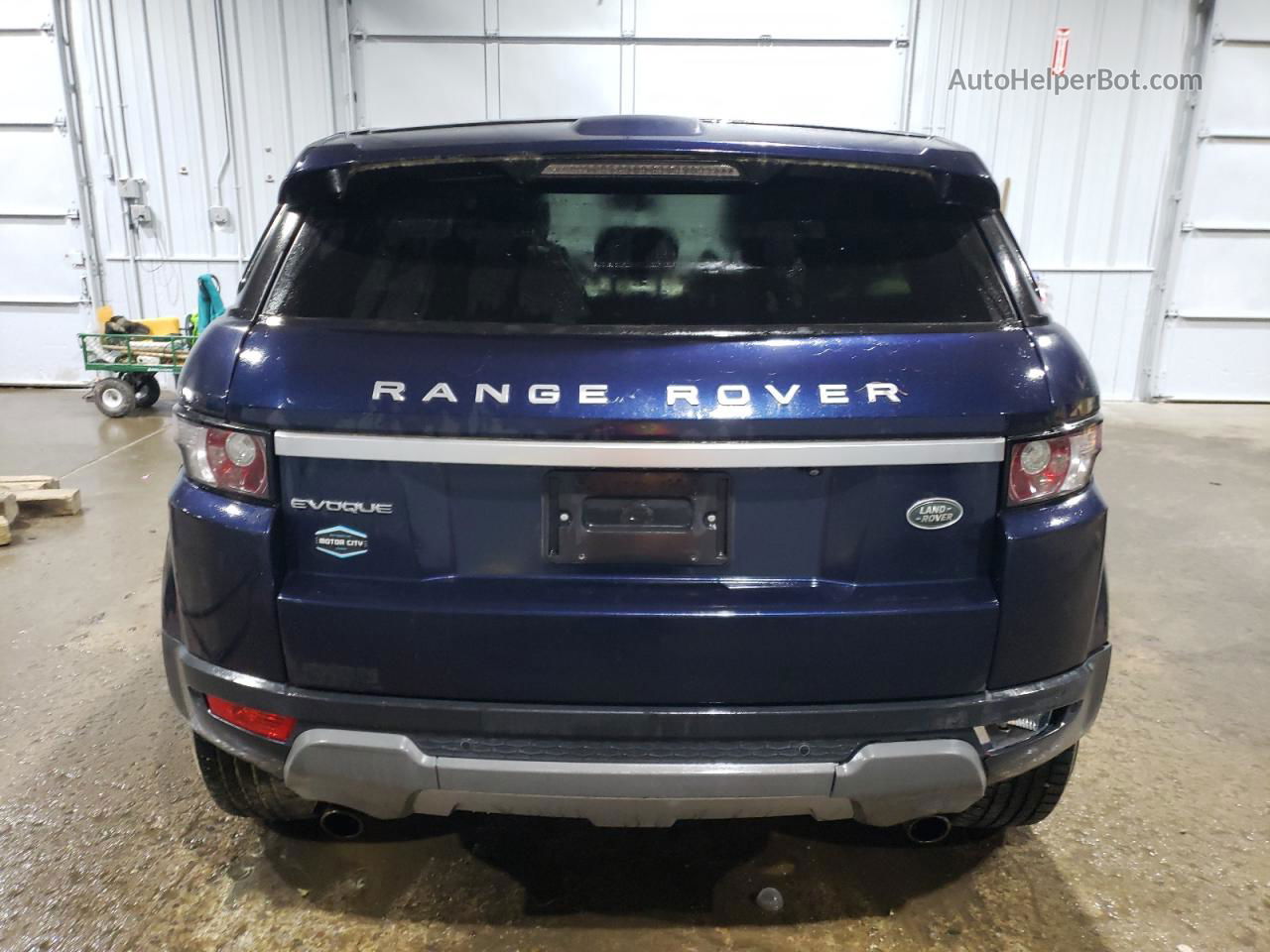 2015 Land Rover Range Rover Evoque Prestige Premium Blue vin: SALVV2BG1FH969998