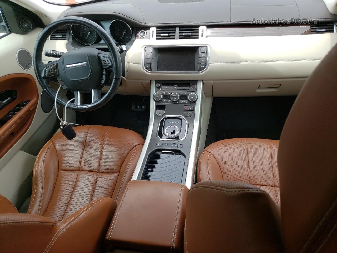 2014 Land Rover Range Rover Evoque Prestige Premium Бежевый vin: SALVV2BG4EH874463