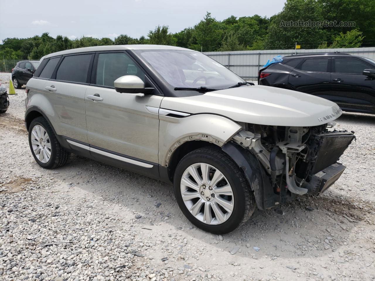 2014 Land Rover Range Rover Evoque Prestige Premium Бежевый vin: SALVV2BG4EH874463