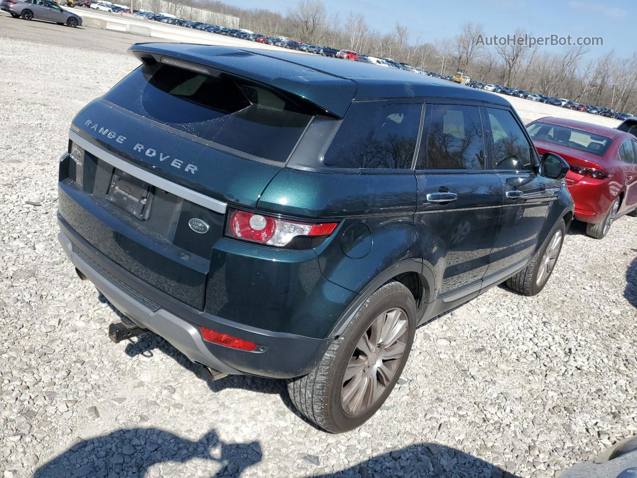 2014 Land Rover Range Rover Evoque Prestige Premium Зеленый vin: SALVV2BG4EH893241