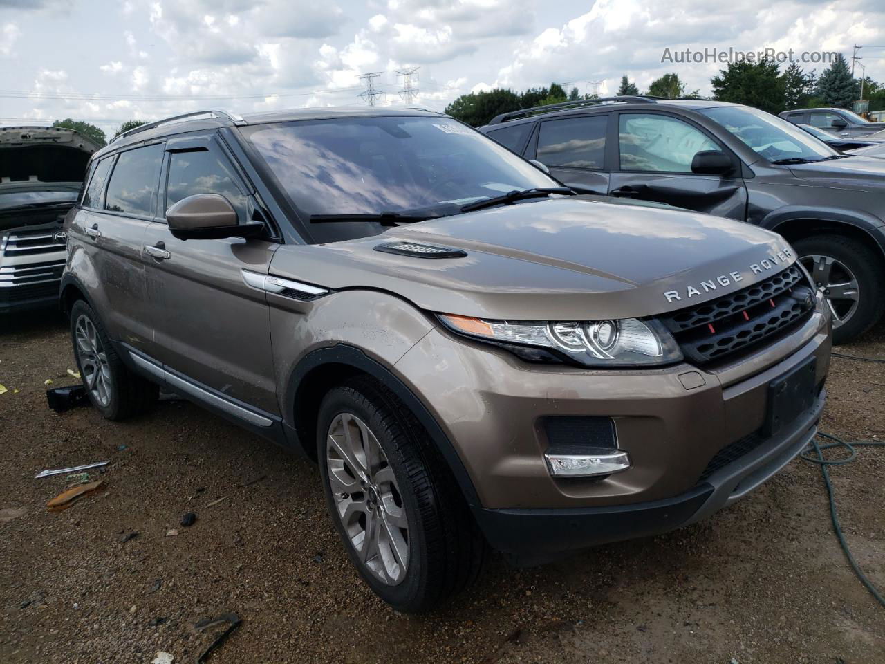 2015 Land Rover Range Rover Evoque Prestige Premium Beige vin: SALVV2BG4FH074800