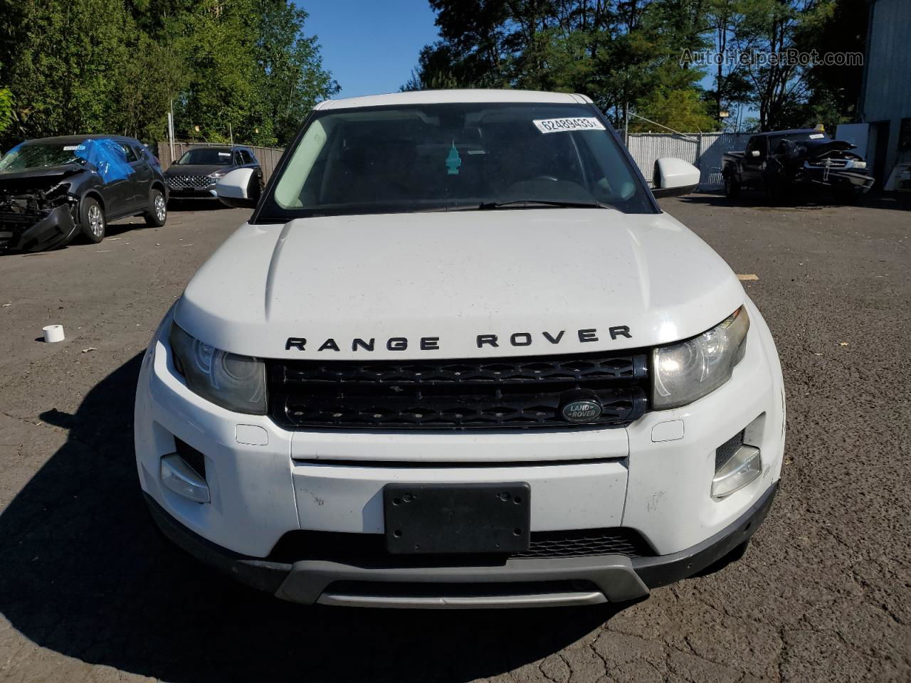 2015 Land Rover Range Rover Evoque Prestige Premium White vin: SALVV2BG5FH022785