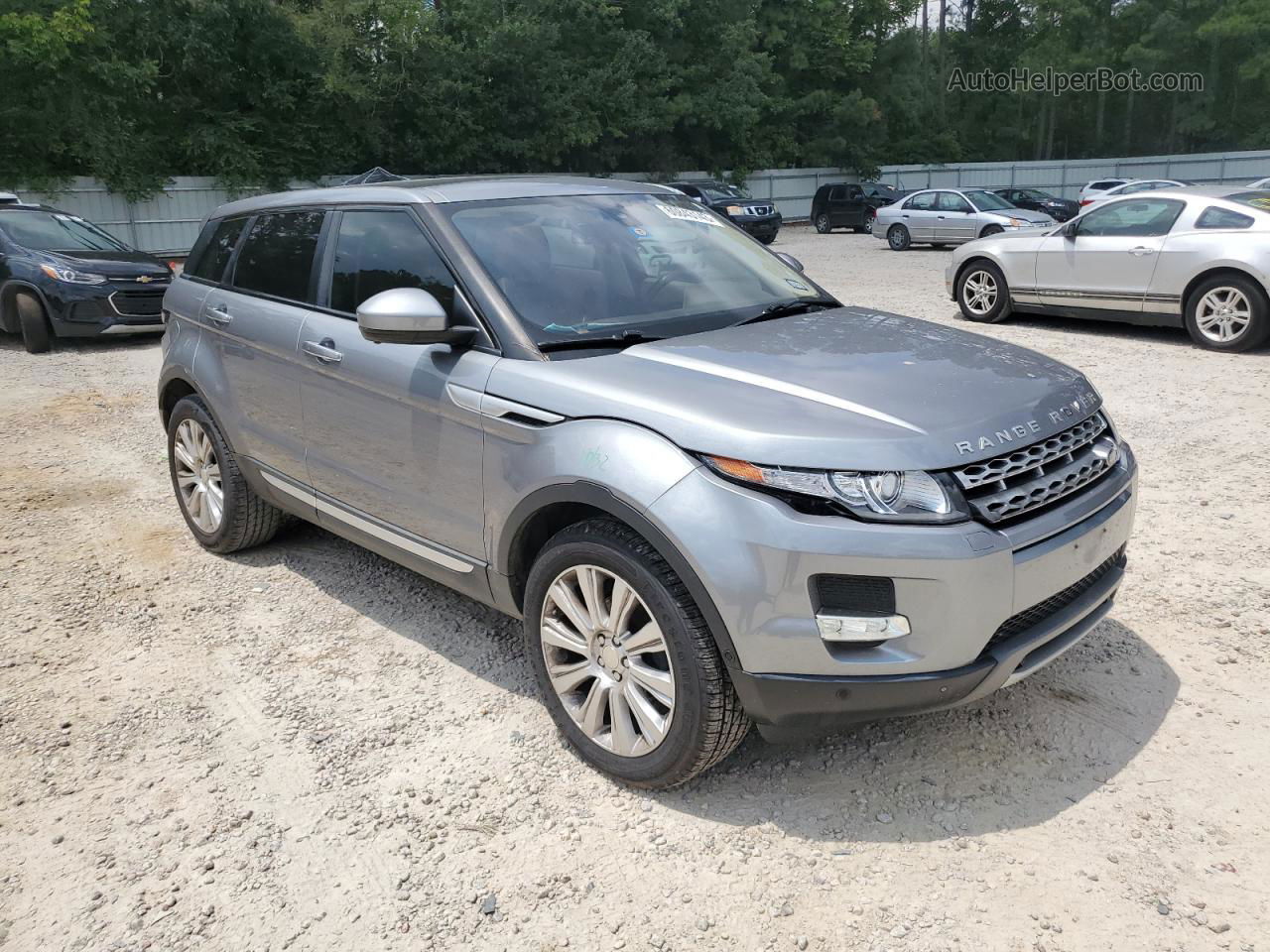 2014 Land Rover Range Rover Evoque Prestige Premium Silver vin: SALVV2BG8EH949195