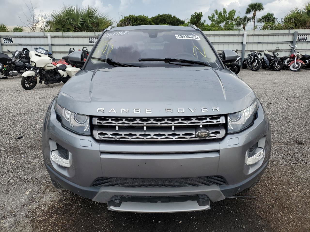 2015 Land Rover Range Rover Evoque Prestige Premium Gray vin: SALVV2BG8FH960165