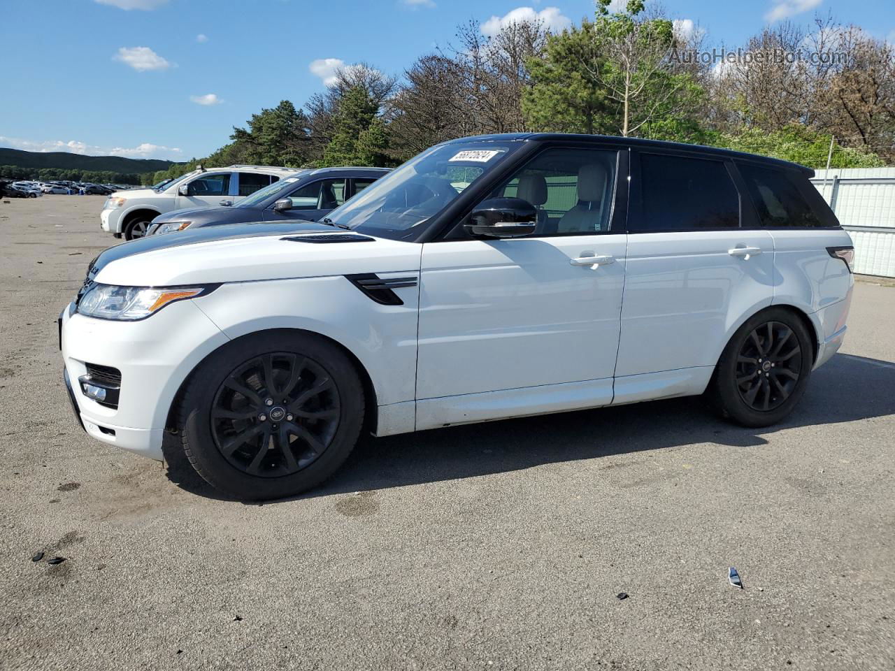 2017 Land Rover Range Rover Sport Se White vin: SALWG2FV0HA675866