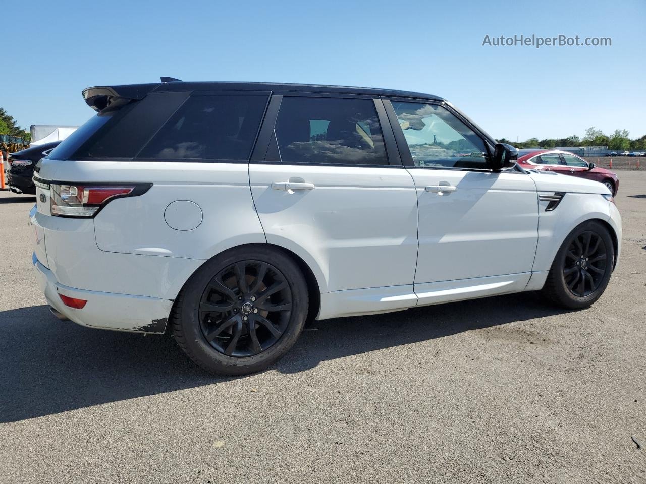 2017 Land Rover Range Rover Sport Se White vin: SALWG2FV0HA675866