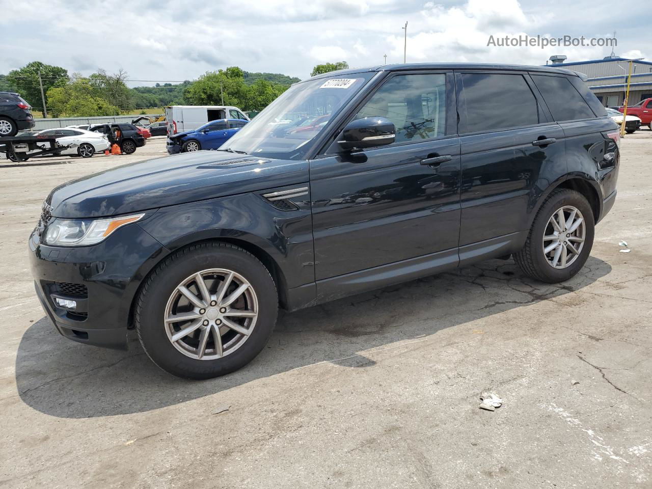 2017 Land Rover Range Rover Sport Se Black vin: SALWG2FV5HA145957