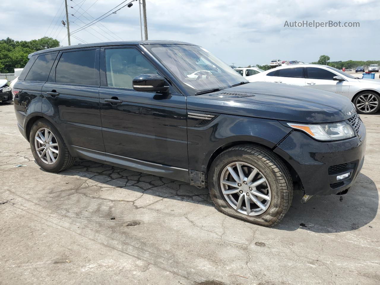 2017 Land Rover Range Rover Sport Se Black vin: SALWG2FV5HA145957