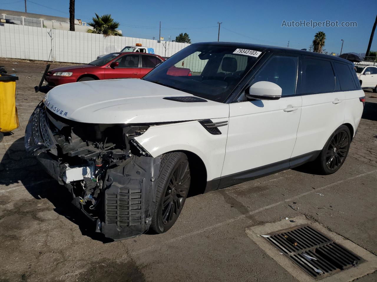 2017 Land Rover Range Rover Sport Se White vin: SALWG2FV5HA161589