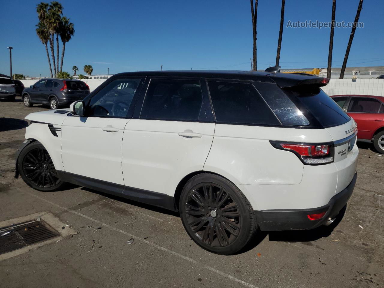 2017 Land Rover Range Rover Sport Se White vin: SALWG2FV5HA161589