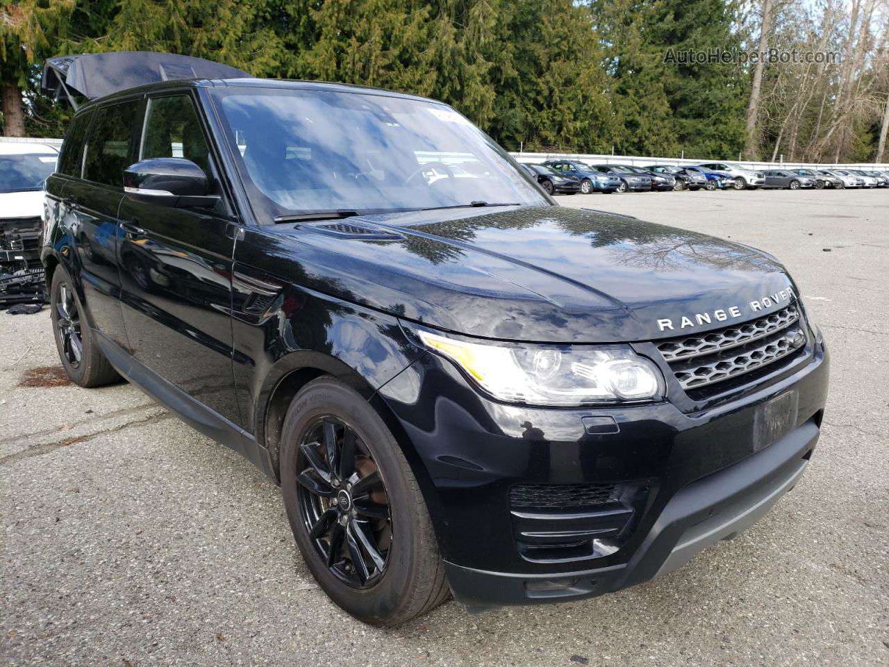 2017 Land Rover Range Rover Sport Se Черный vin: SALWG2FV6HA676391