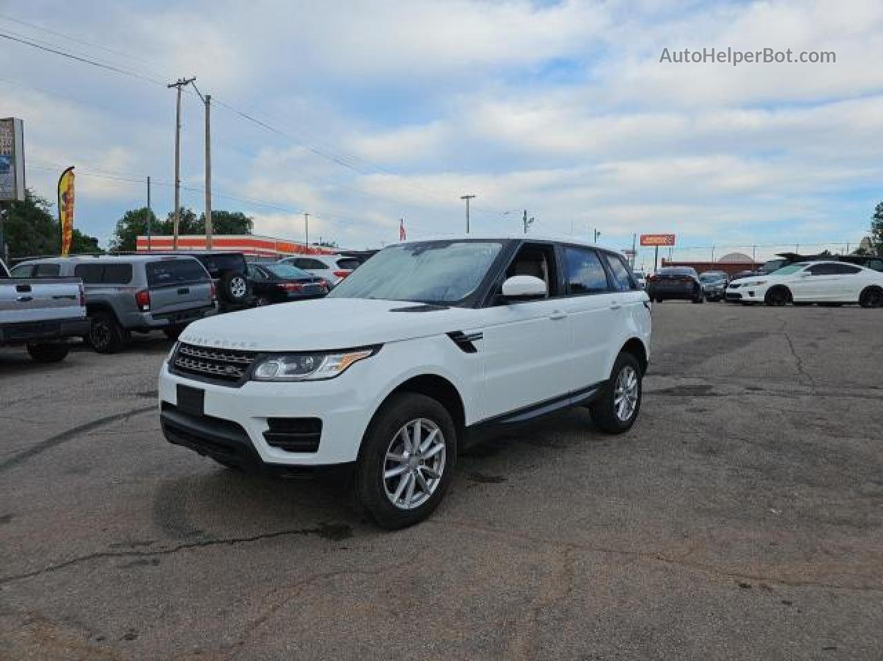 2017 Land Rover Range Rover Sport Se White vin: SALWG2FVXHA681285