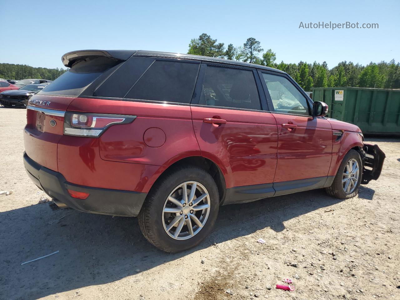 2015 Land Rover Range Rover Sport Se Red vin: SALWG2VF1FA608555