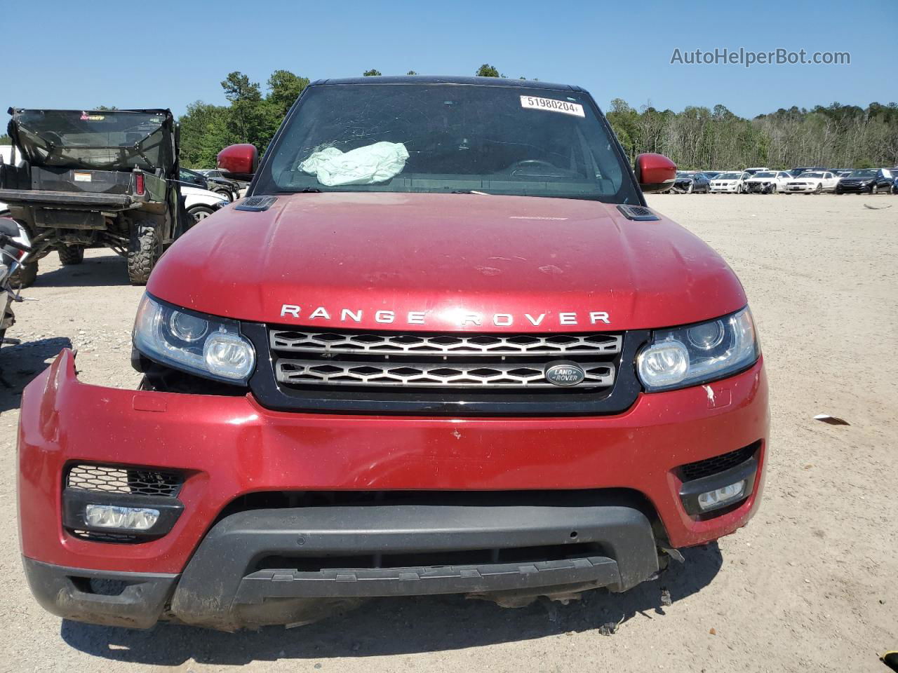 2015 Land Rover Range Rover Sport Se Red vin: SALWG2VF1FA608555