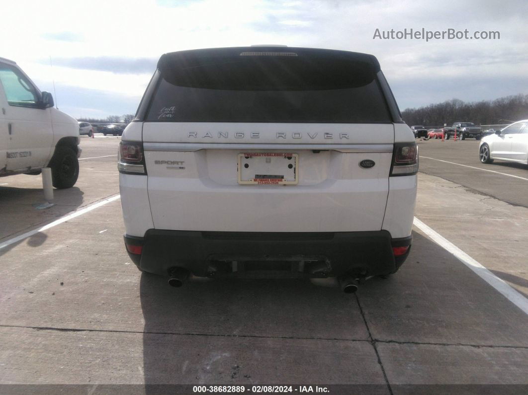 2015 Land Rover Range Rover Sport 3.0l V6 Supercharged Hse/3.0l V6 Supercharged Se White vin: SALWG2VF2FA602831