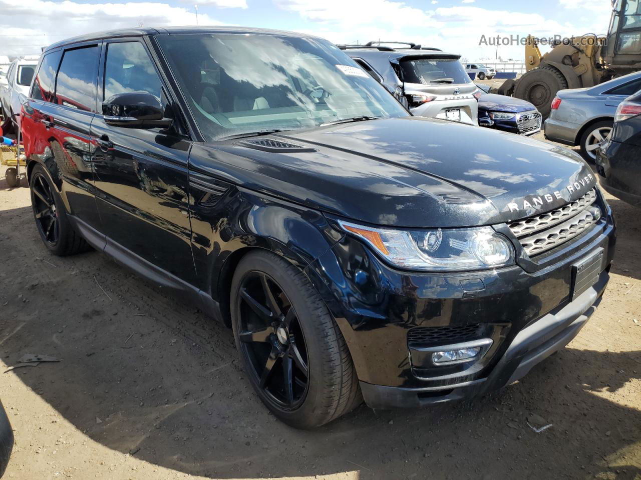 2015 Land Rover Range Rover Sport Se Черный vin: SALWG2VF7FA512929