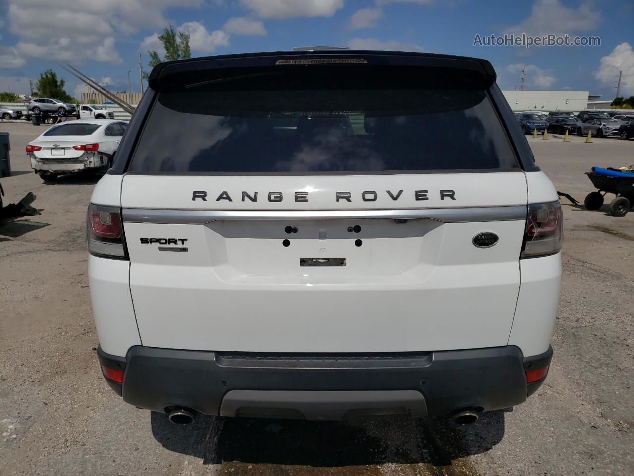 2015 Land Rover Range Rover Sport Se White vin: SALWG2VF8FA512177