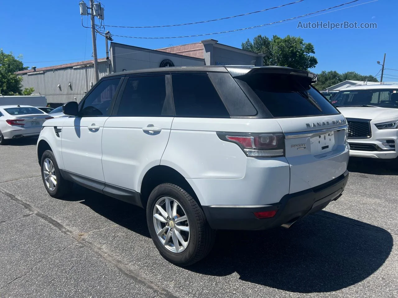 2015 Land Rover Range Rover Sport Se White vin: SALWG2VF8FA521395